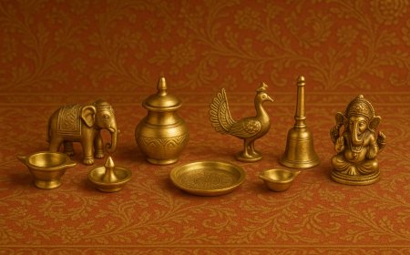 Miniature Brass Items: Elegant Return Gifts for Punjabi Wedding Celebrations