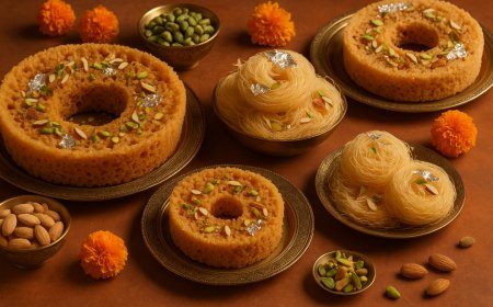 Rajasthani Ghevar and Feeni: Desert Sweets for Royal Wedding Celebrations