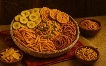 South Indian Snack Baskets: From Banana Chips to Murukku Delights