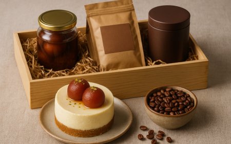 Fusion Wedding Gift Hampers: Pairing Gulab Jamun Cheesecake with Artisanal Coffee