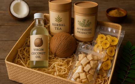Flavors of Kerala: Coconut, Banana Chips & Ayurvedic Touches in Curated Hamper Boxes