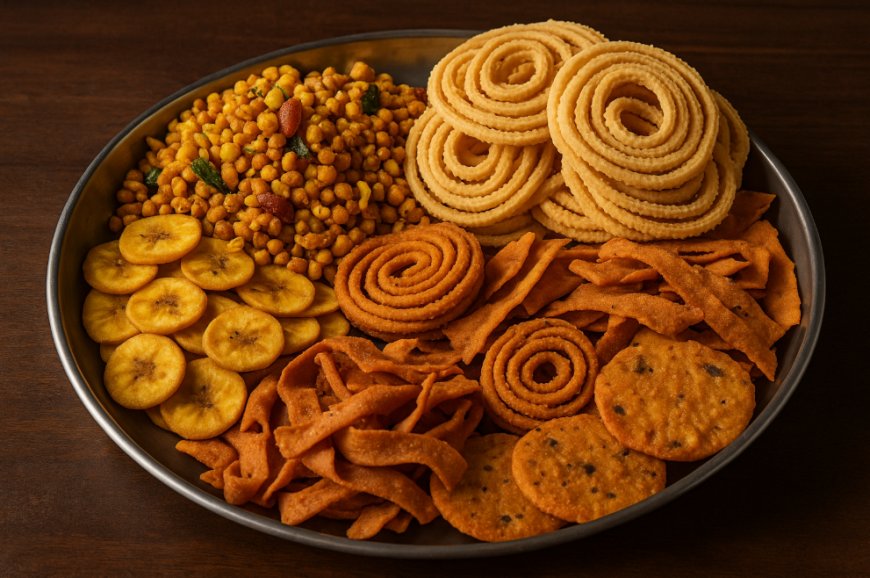 South Indian Wedding Mixture: Kara Boondhi to Thenkuzhal Varieties