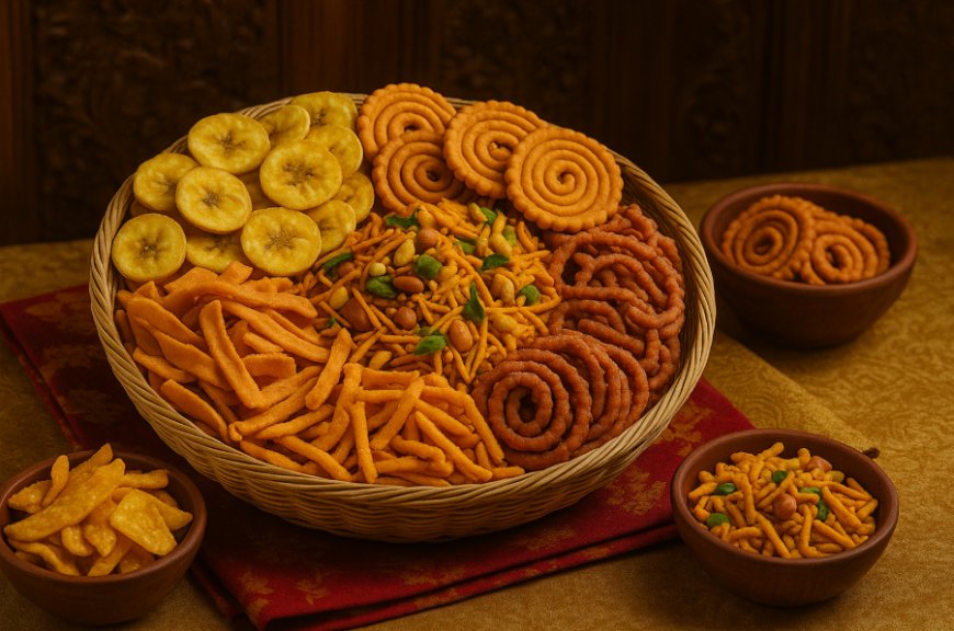 South Indian Snack Baskets: From Banana Chips to Murukku Delights